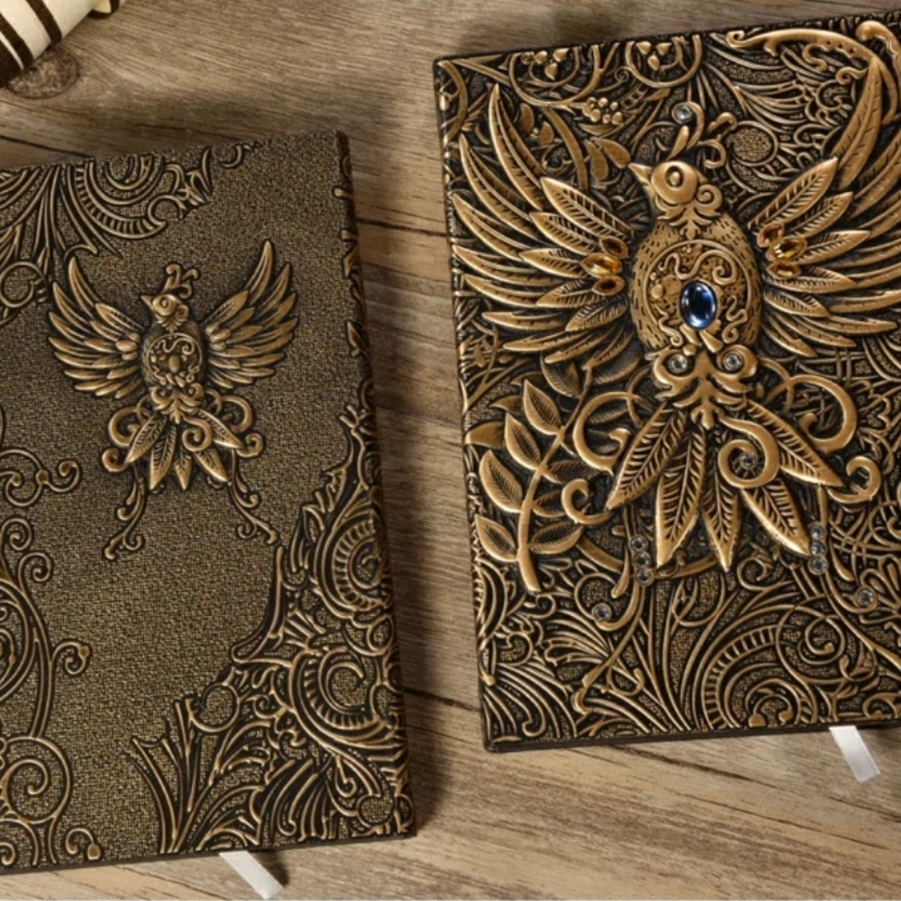 5⭐ Rated.🧡 Embossed Phoenix Journal - Picture 13 of 16